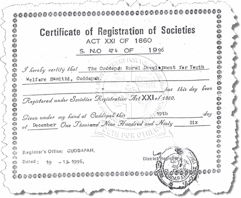 Registration Certificate